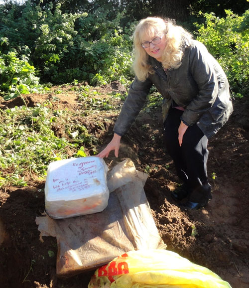 Judy Cox and her father's Time Capsule